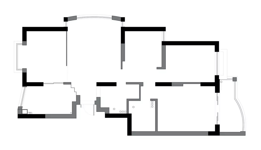 110㎡簡(jiǎn)約木質(zhì)，沒(méi)茶幾沒(méi)電視，新時(shí)代的客廳布置