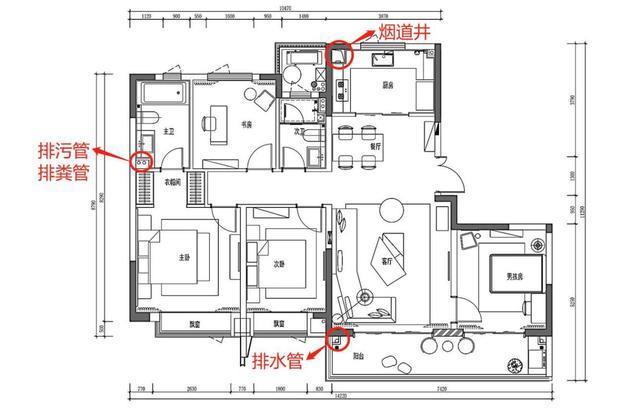 裝修平面圖_餐廳裝修平面布局圖_裝修平面設計圖軟件